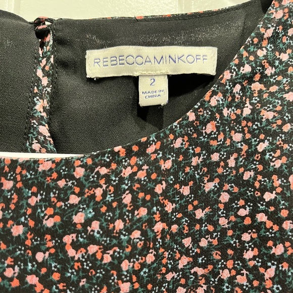 Rebecca Minkoff Long Sleeve Floral Dress Ruffled Long Sleeve Mine Dress Size 2 - Picture 5 of 10